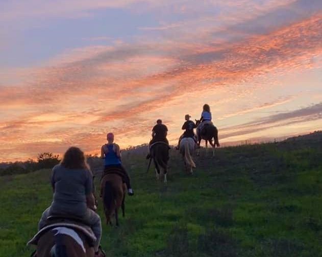 a Cavallo al tramonto -Tour Maremma: Maremma Selvatica, 2° Edition